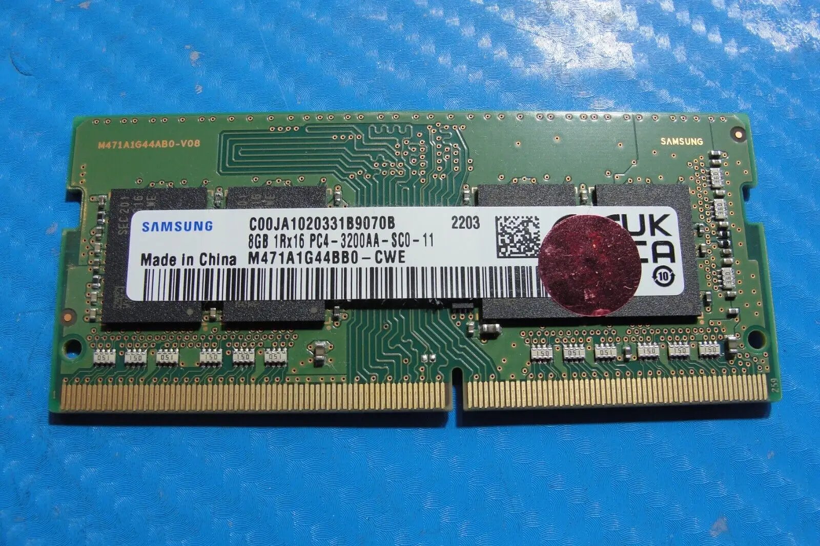 Dell 14 5425 Samsung 8GB PC4-3200AA Memory RAM SO-DIMM M471A1G44BB0-CWE