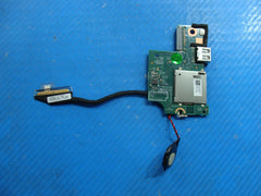 Dell Inspiron 13.3" 7373 OEM USB Power Button SD Reader Board w/Cable 3MFMX