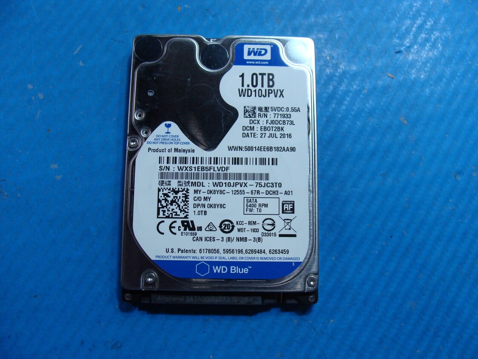 Dell 15 3558 WD 1TB SATA 5400RPM 2.5