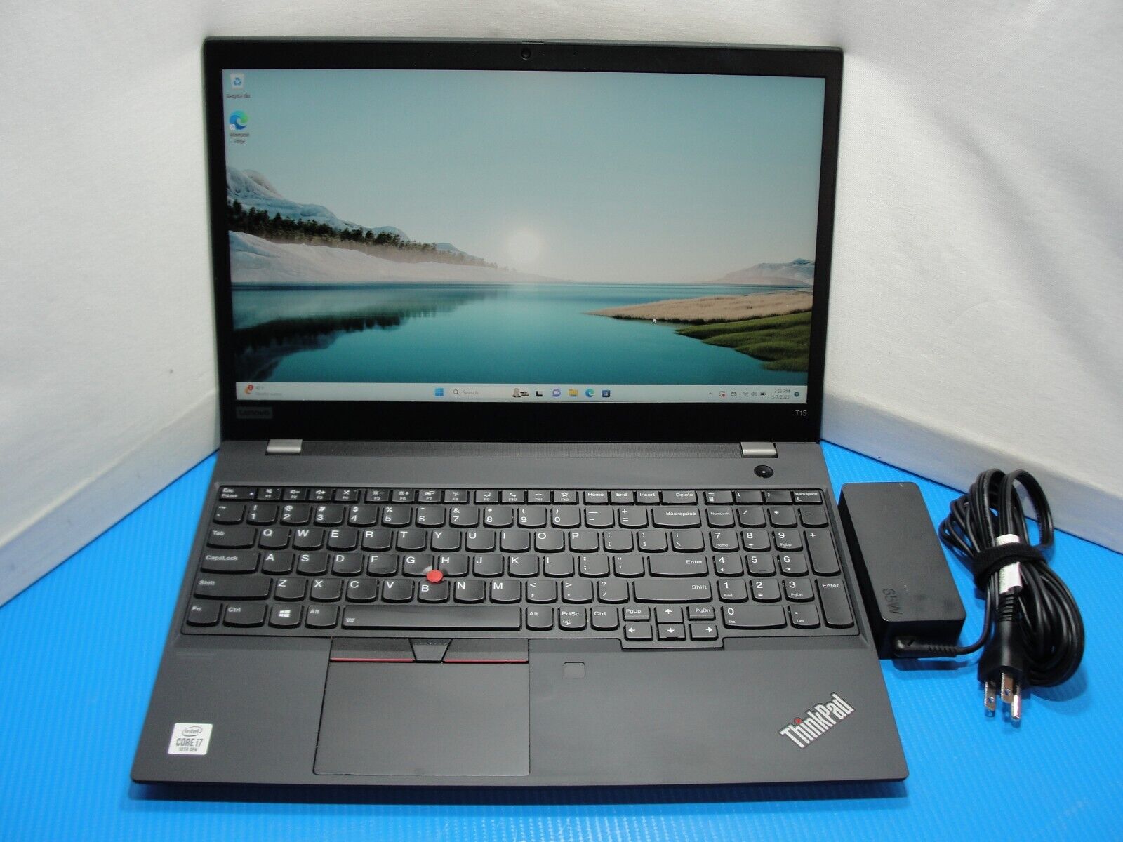 Lenovo ThinkPad T15 Gen 1 15.6” FHD Core i7-10510U 1.8GHz 16GB 256GB SSD+Charger