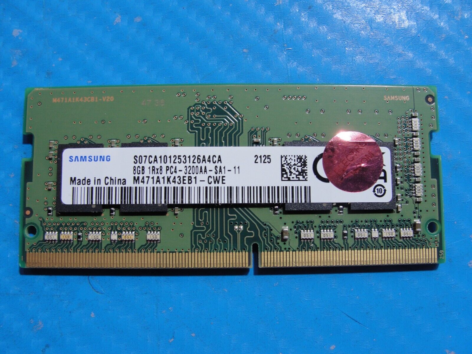 HP 15-dy2039ms Samsung 8GB 1Rx8 PC4-3200AA Memory RAM SO-DIMM M471A1K43EB1-CWE