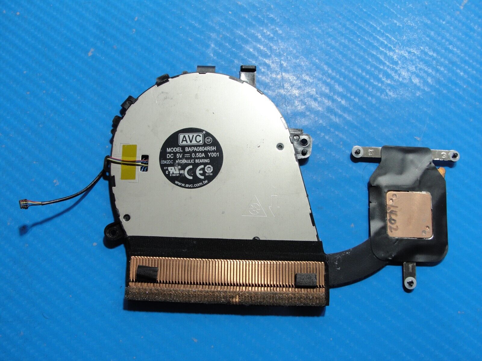 Lenovo Yoga 14” C740-14IML 81TC Genuine CPU Cooling Fan w/Heatsink AT1FG001VV0