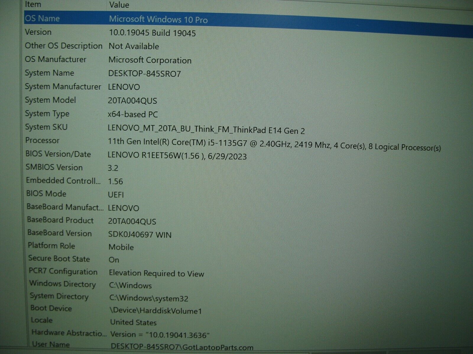 Lenovo ThinkPad E14 Gen 2 14