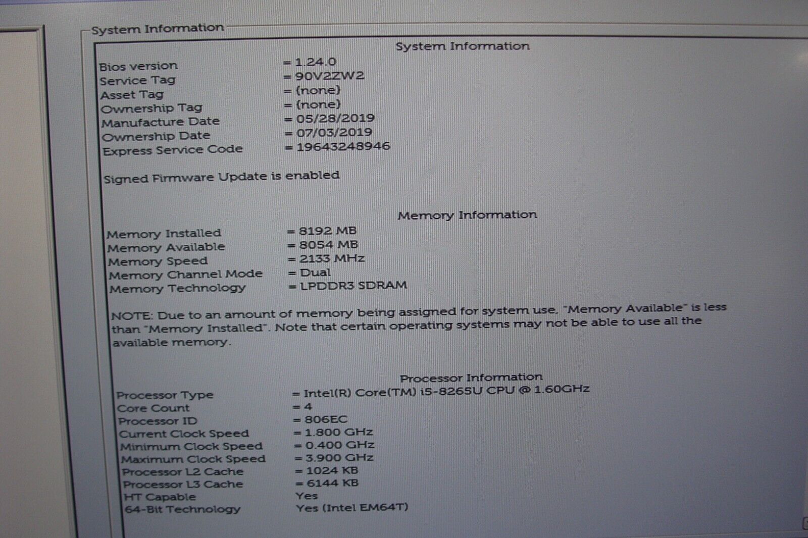 DELL XPS 13 9380 13.3