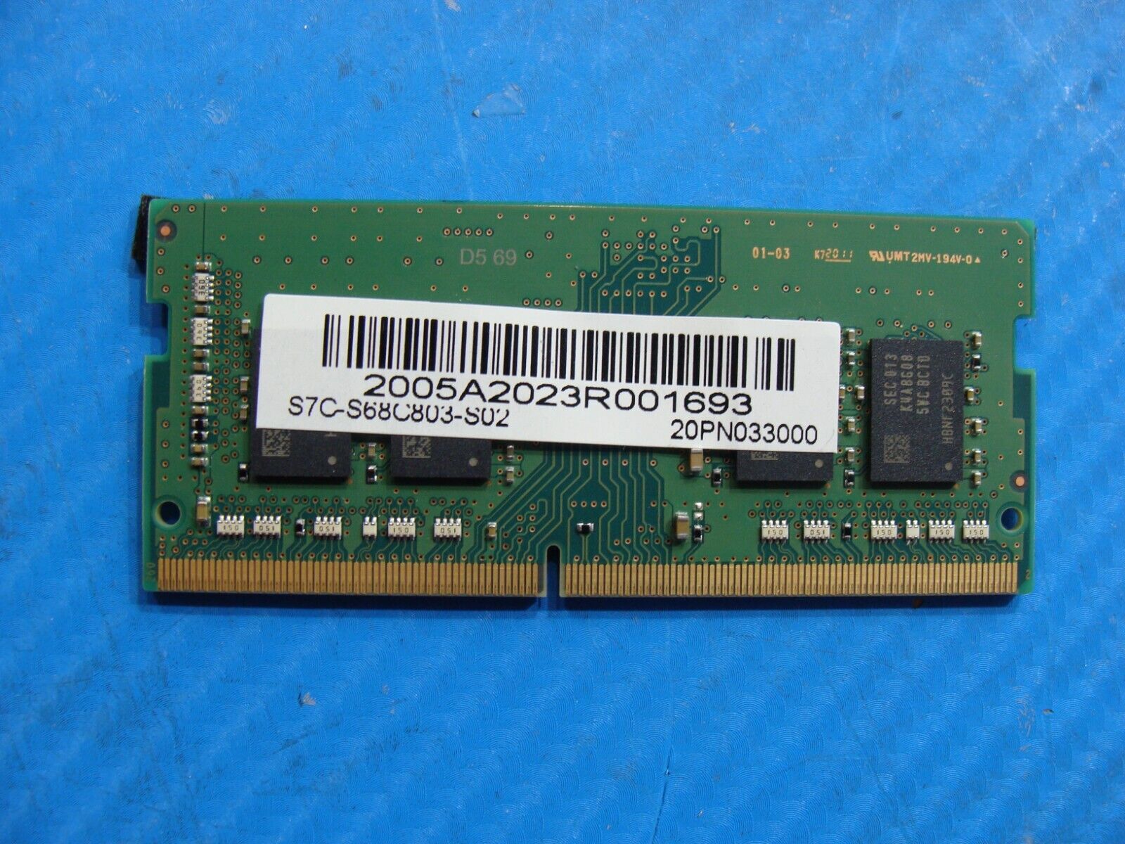 MSI 15 A10M-262US Samsung 8GB 1Rx8 PC4-2666V Memory RAM SO-DIMM M471A1K43CB1-CTD