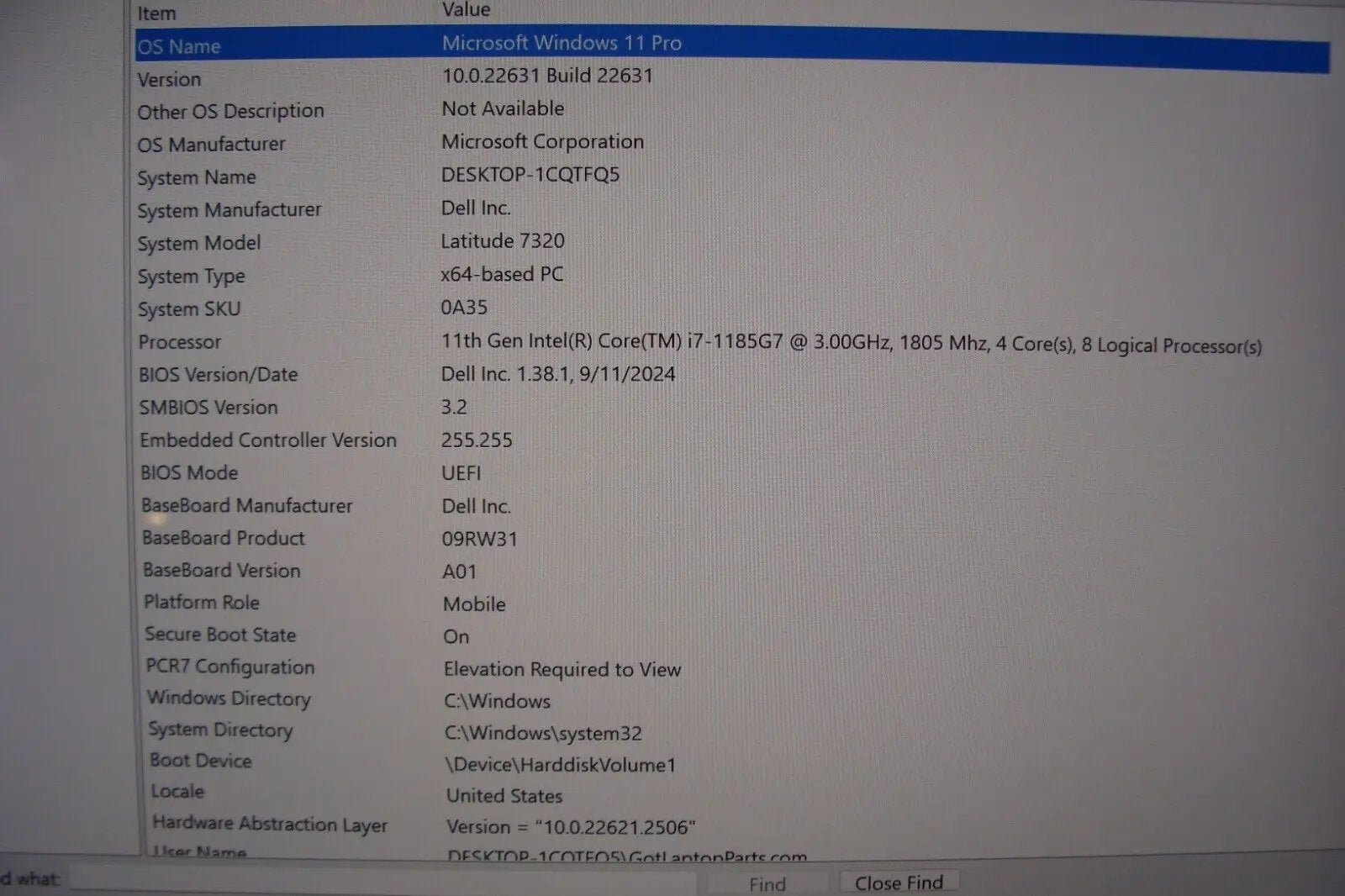 Dell Latitude 7320 13.3