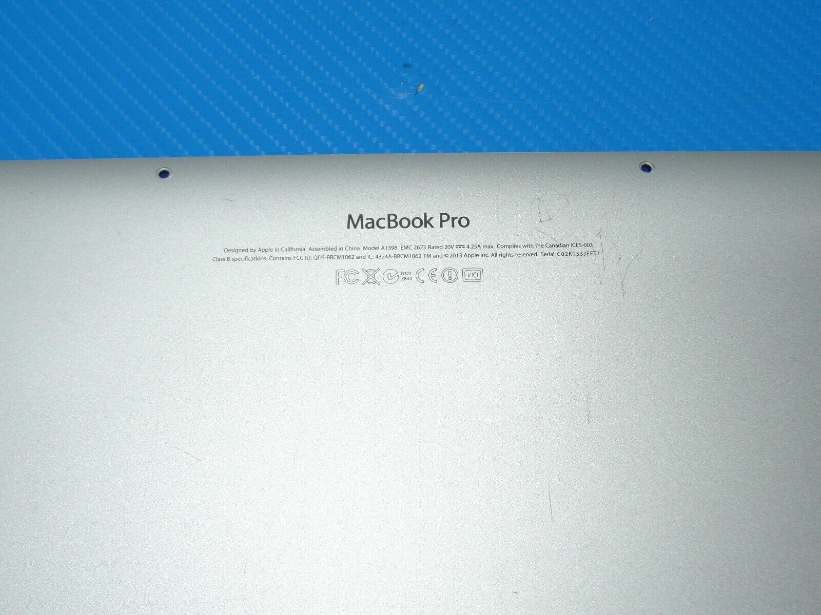 MacBook Pro A1398 15