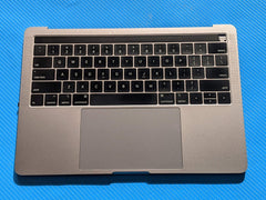 MacBook Pro A1989 2019 MV962LL/A 13" Top Case Palmrest NO Battery Gray 661-10040