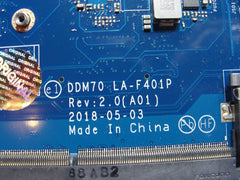 Dell Latitude 14" 5490 Intel i5-8350U 1.7GHz Motherboard LA-F401P P7RFR JXFX4