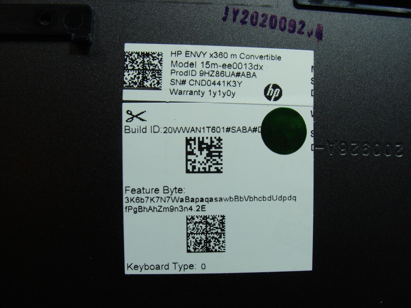 HP Envy x360 15m-ee0013dx 15.6