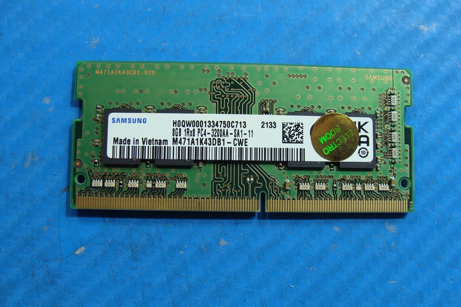 HP 15-ed1066nr Samsung 8GB 1Rx8 PC4-3200AA Memory RAM SO-DIMM M471A1K43DB1-CWE