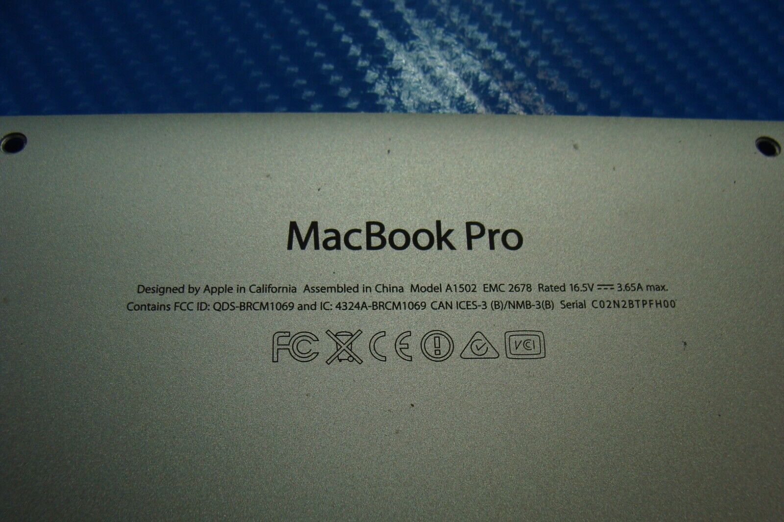 MacBook Pro A1502 Late 2013 ME864LL/A 13