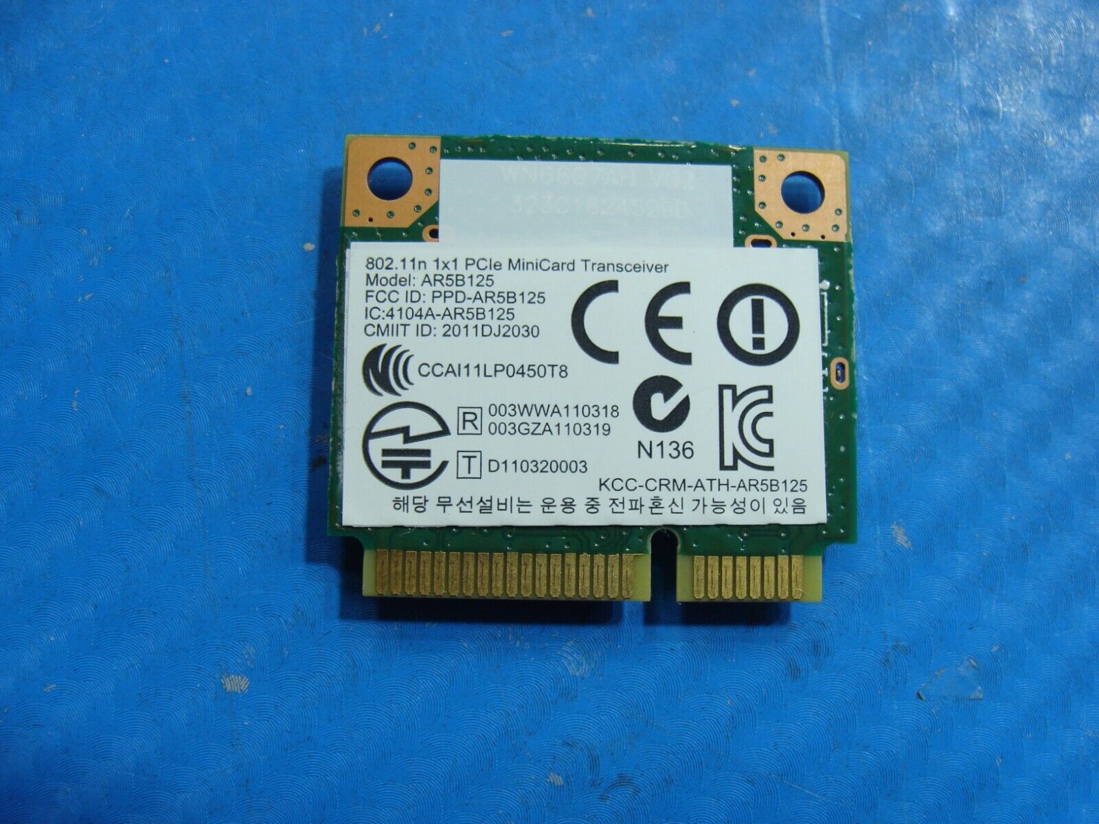 Asus 15.6” A55A Series Genuine Laptop WiFi Wireless Card AR5B125 0C001-00051000