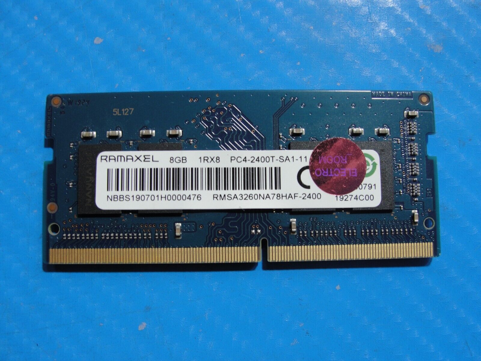 HP 14-cd1075nr Ramaxel 8GB PC4-2400T Memory RAM SO-DIMM RMSA3260NA78HAF-2400