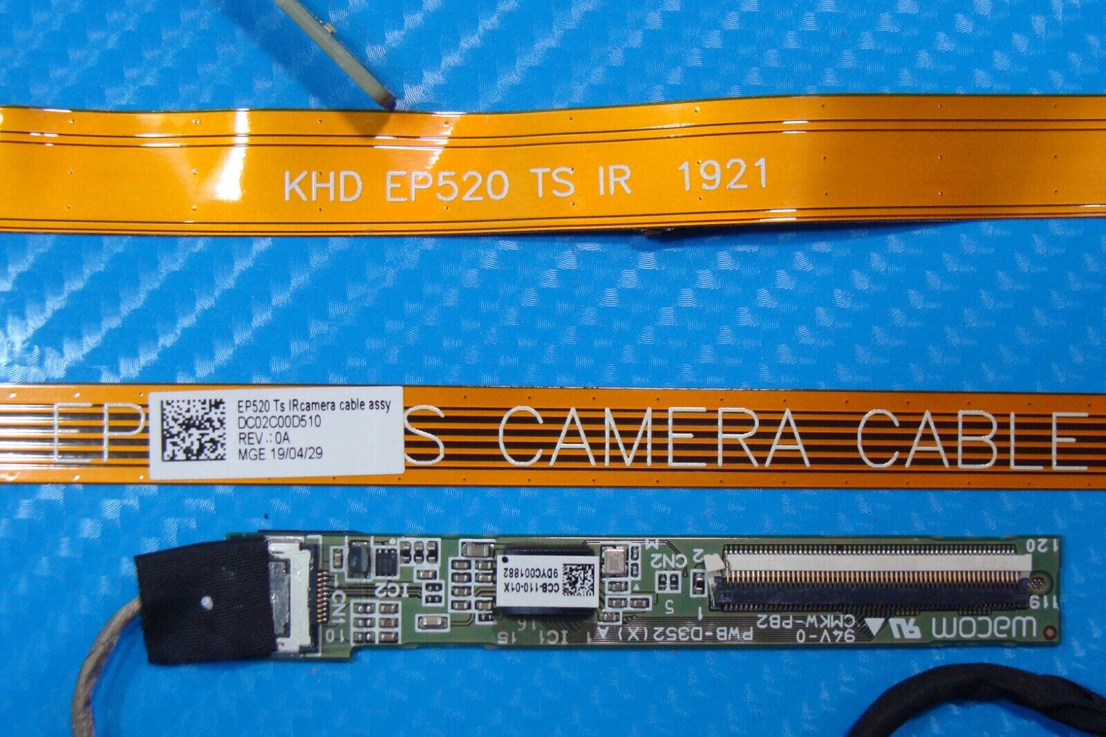 Lenovo ThinkPad 15.6” P52 LED Board w/Touch IR Camera Cable NS-B561 DC02C00D510