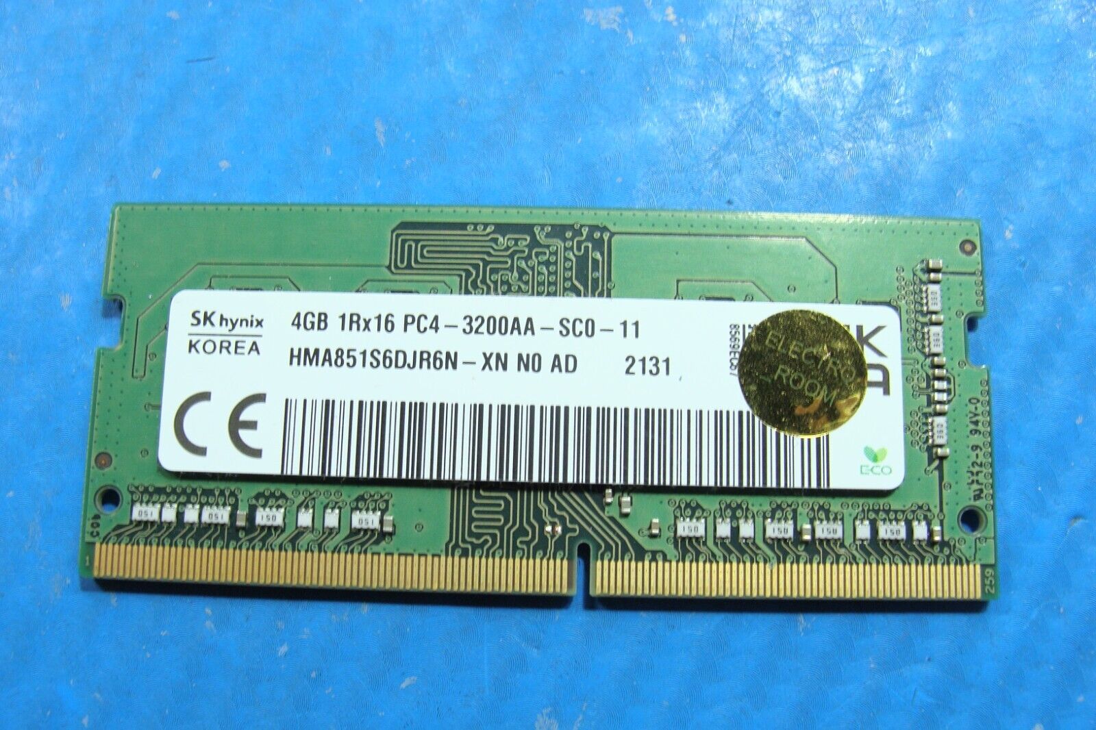 HP 14-dw1010w SK Hynix 4GB 1Rx16 PC4-3200AA Memory RAM SO-DIMM HMA851S6DJR6N-XN