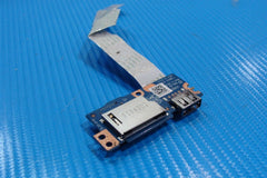 Dell Latitude 3490 14" Genuine USB SD Card Reader Board w/Cable JXKP3 LS-F118P