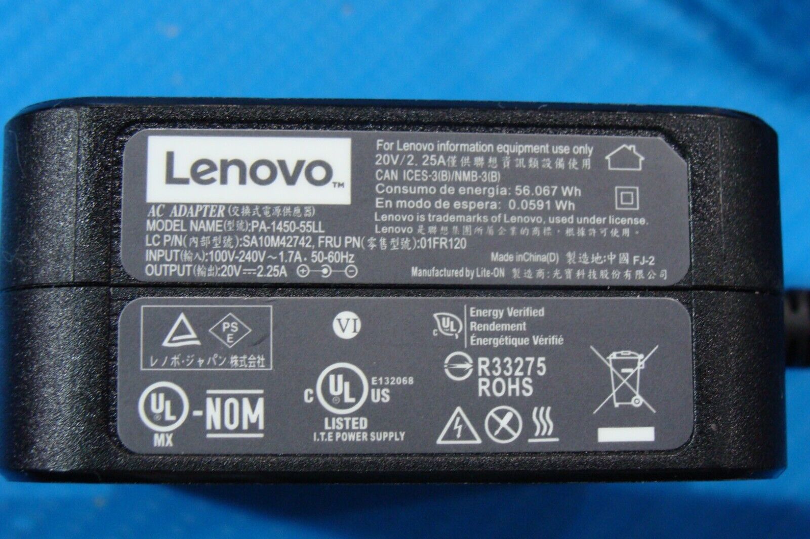 OEM Lenovo 45W IdeaPad 100s Charger AC Adapter ADL45WCC 20V 2.25A ADP-45DW