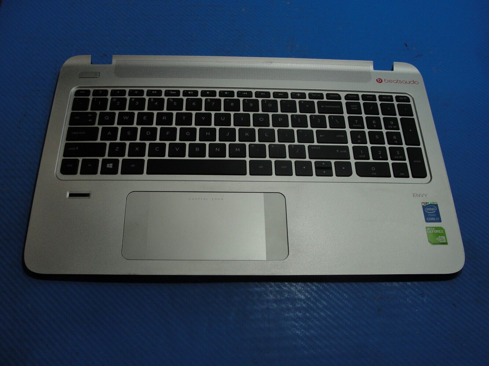 HP Envy 15.6” 15t-k100 OEM Laptop Palmrest w/TouchPad BL Keyboard EAY34004010