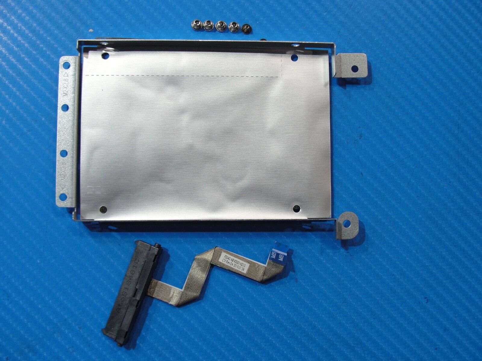 Lenovo IdeaPad S145-15IWL HDD Hard Drive Caddy w/Connector Screws NBX0001NZ10