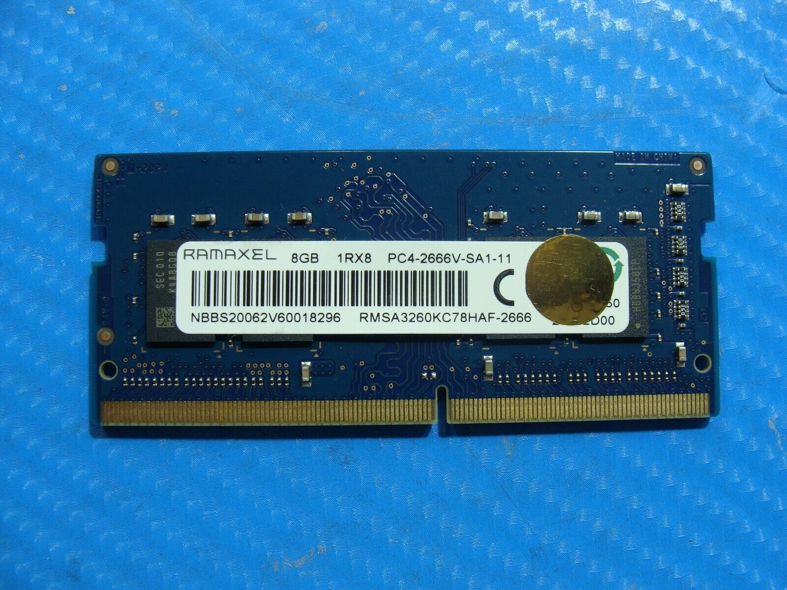 HP 840 G6 Ramaxel 8GB 1Rx8 PC4-2666V Memory RAM SO-DIMM RMSA3260KC78HAF-2666