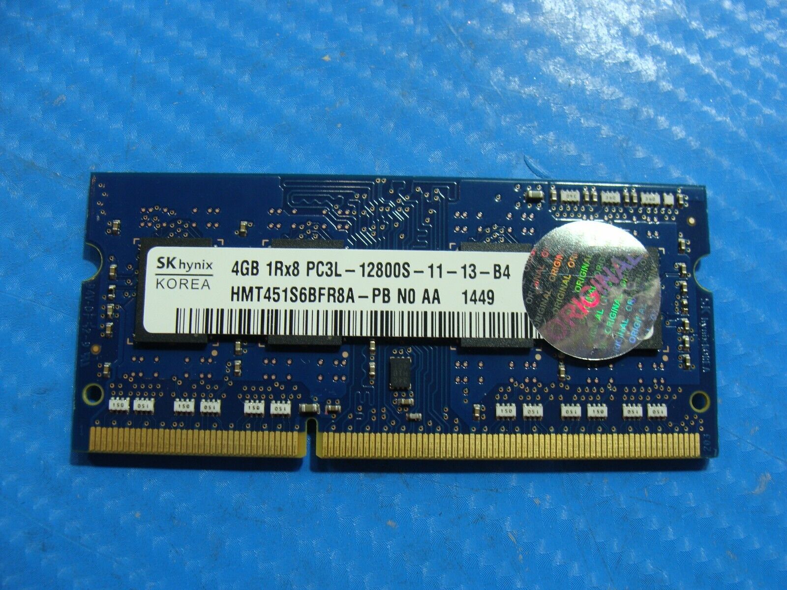 Dell 15 5548 SK hynix 4GB 1Rx8 PC3L-12800S Memory RAM SO-DIMM HMT451S6BFR8A-PB