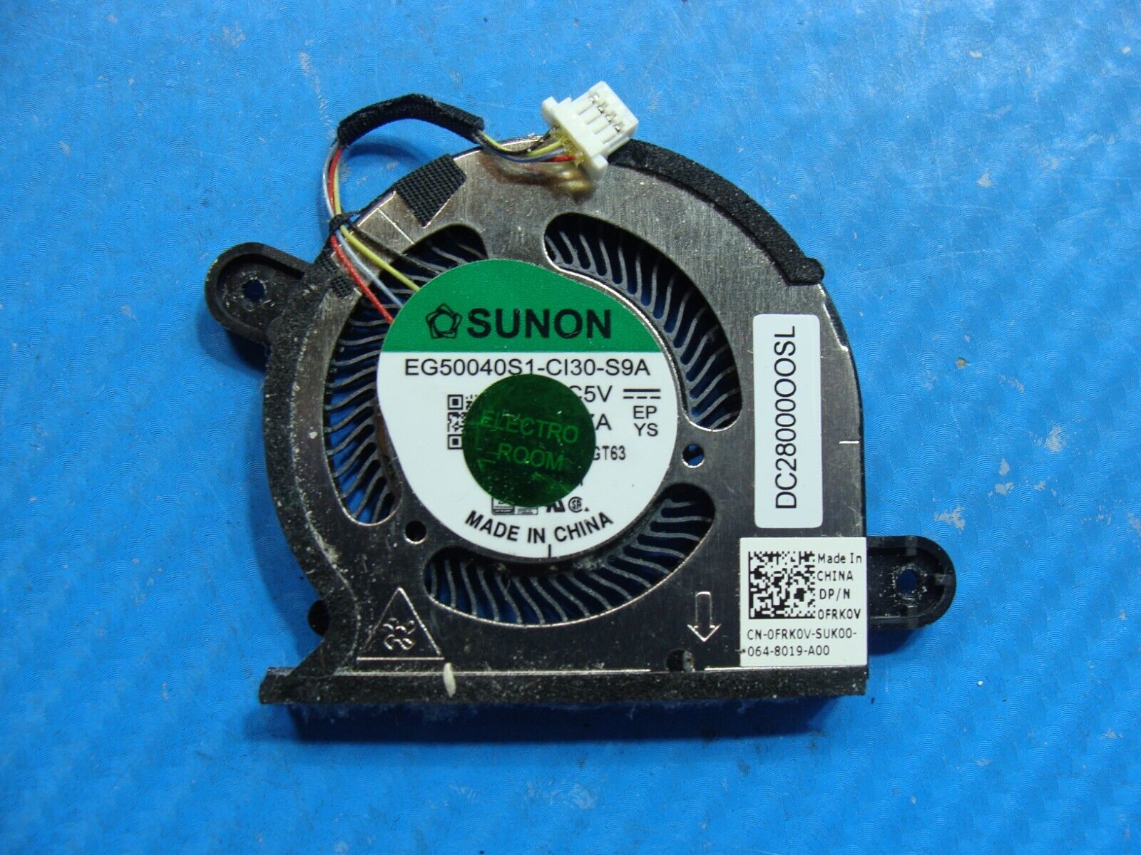 Dell XPS 13.4” 13 9300 Genuine Laptop CPU Cooling Fan FRK0V DC28000OOSL