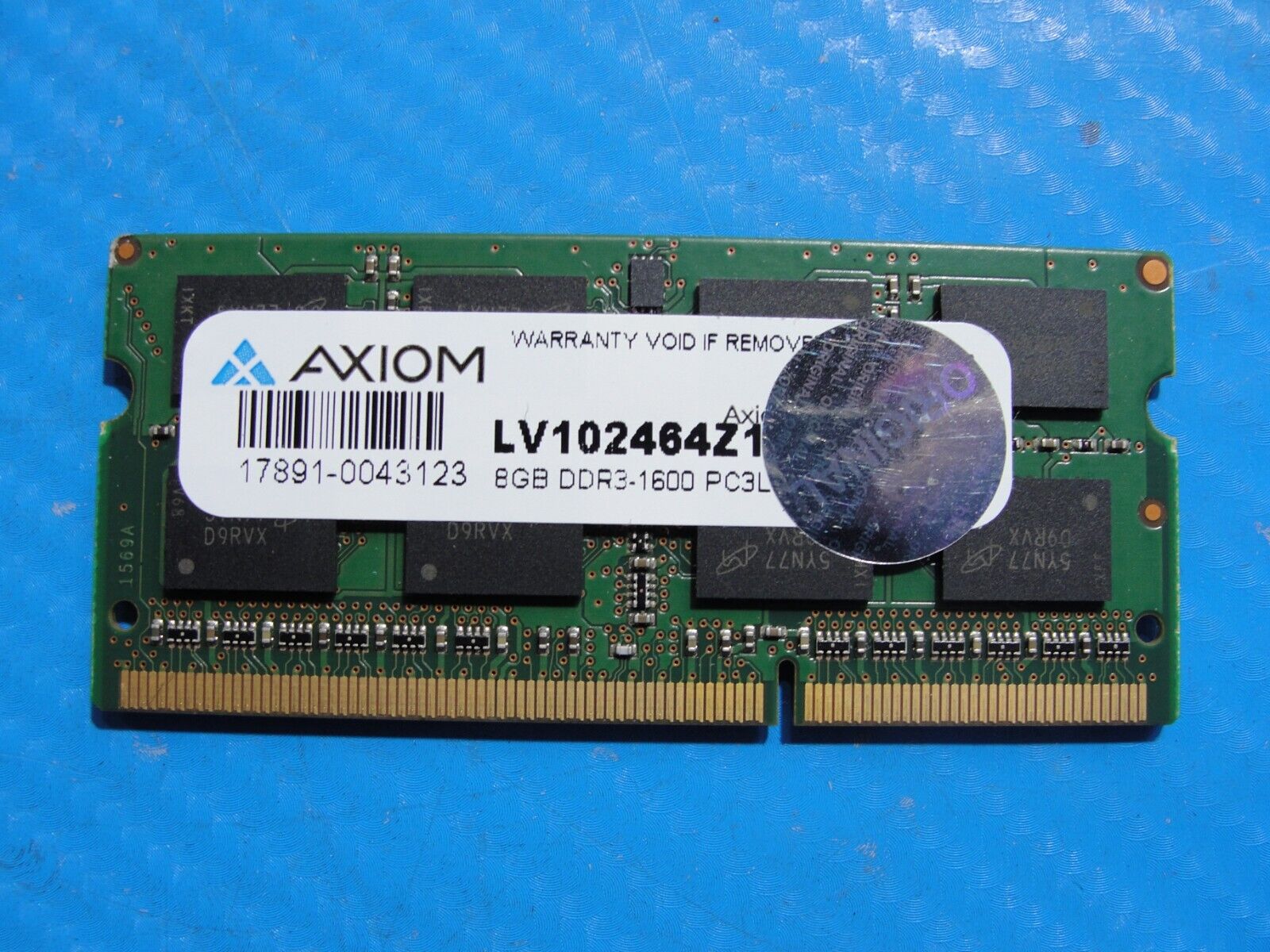 Lenovo T460 Micron 8GB 2Rx8 PC3L-12800S Memory RAM SO-DIMM MT16KTF1G64HZ-1G6N1