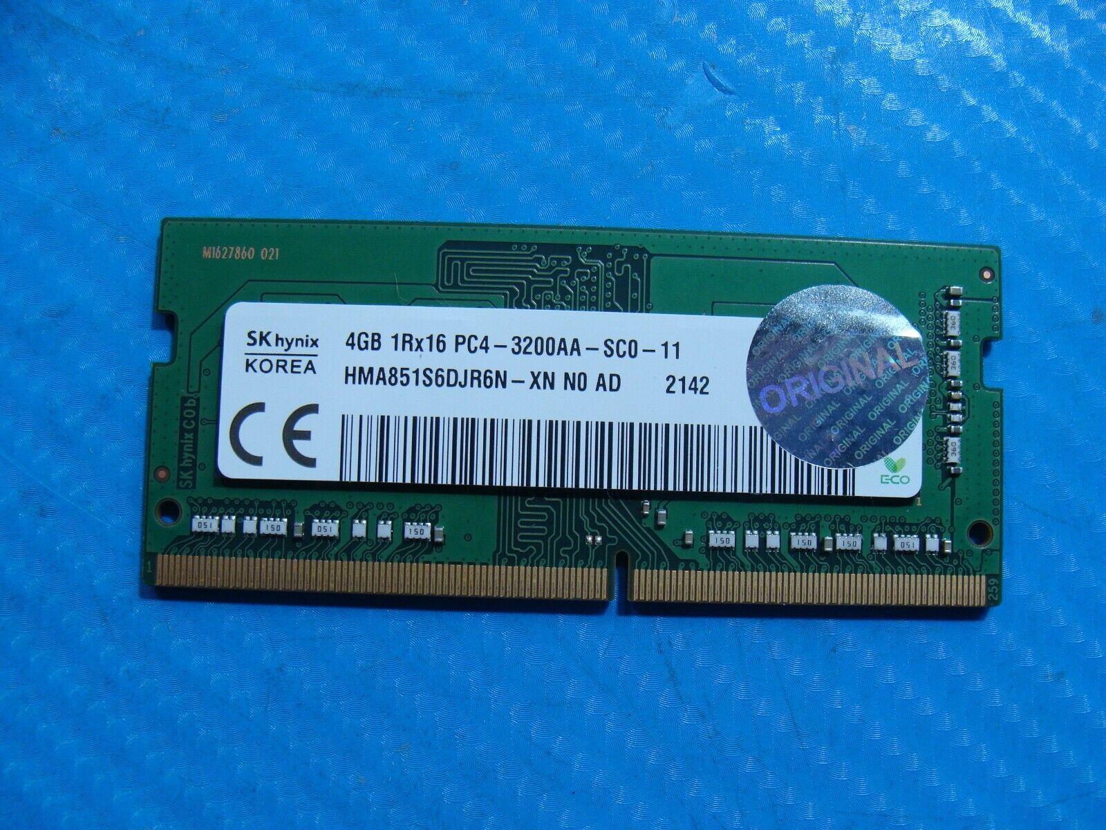 Lenovo Y545 81Q6 SKHynix 4GB 1Rx16 PC4-3200AA SODIMM Memory RAM HMA851S6DJR6N-XN