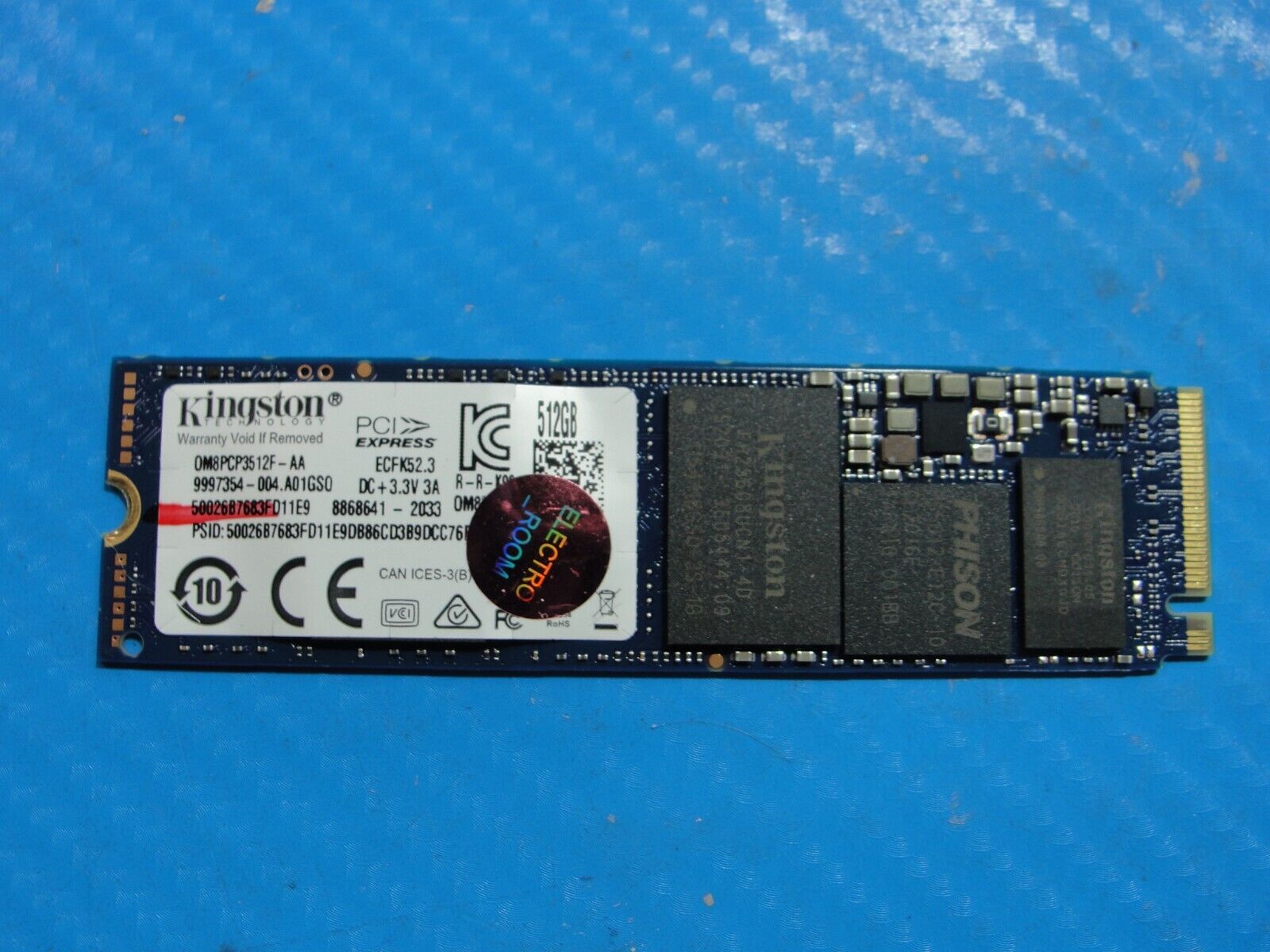 Acer A317-52 Kingston 512GB M.2 NVMe SSD Solid State Drive OM8PCP3512F-AA