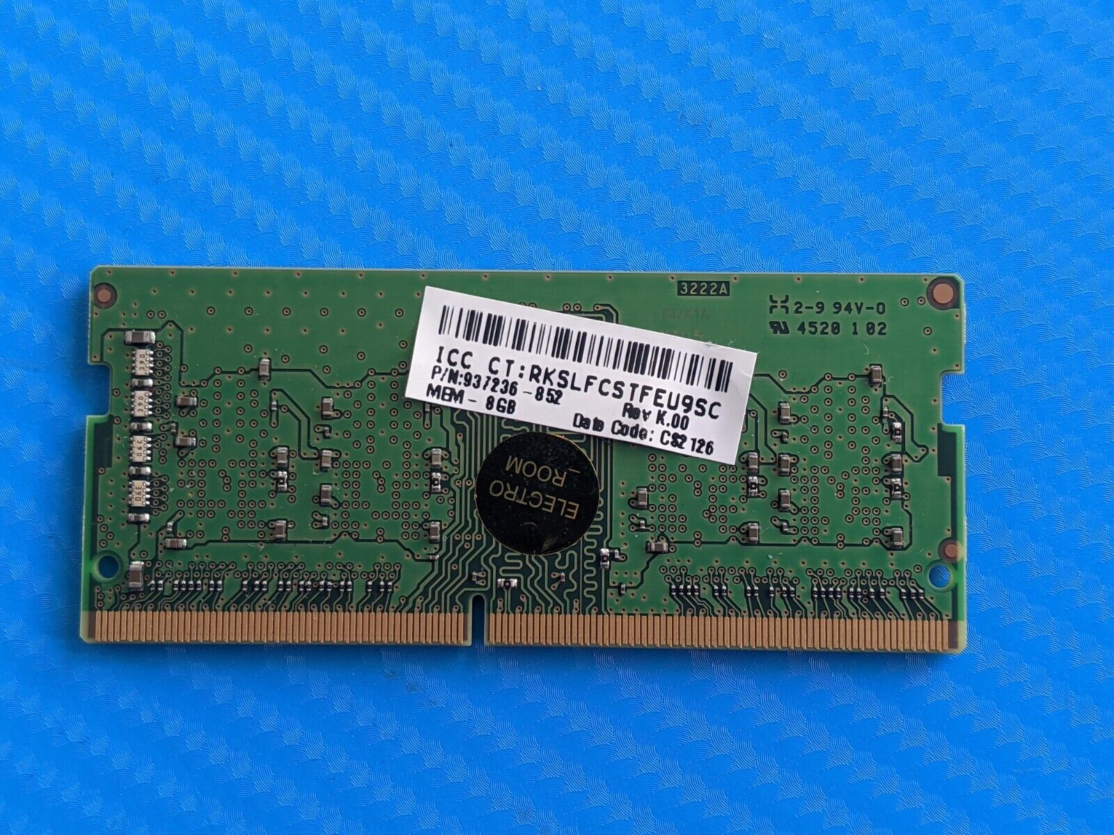 HP 840 G7 Micron 8GB 1Rx16 PC4-3200AA Memory RAM SO-DIMM MTA4ATF1G64HZ-3G2E2