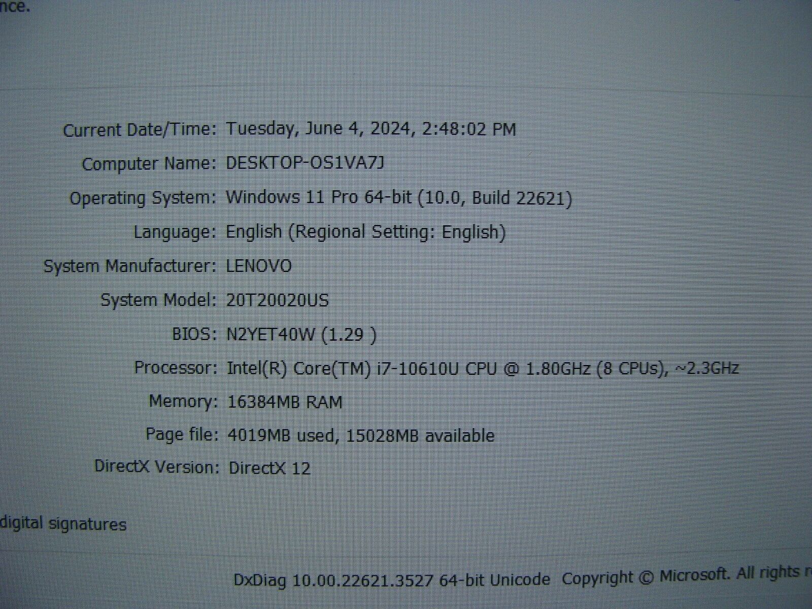 Lenovo ThinkPad X13 Gen 1 13.3