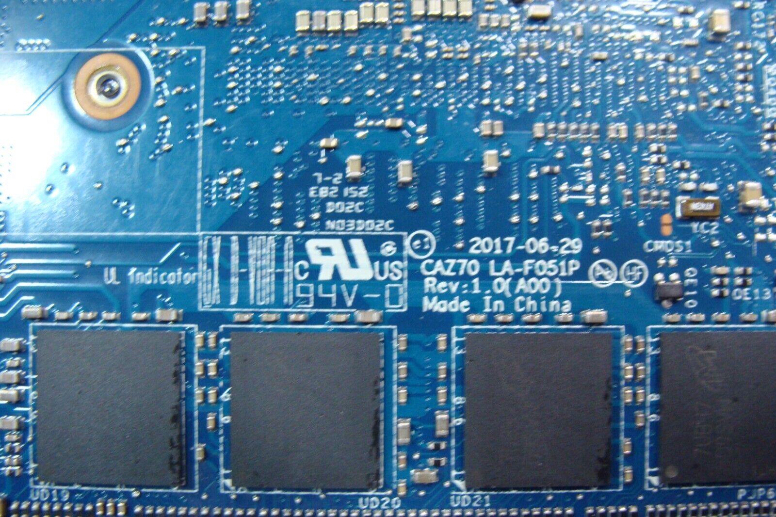 Dell XPS 13.3” 13 9360 OEM Laptop Intel i7-8550U 1.8GHz 16GB Motherboard MJ08X