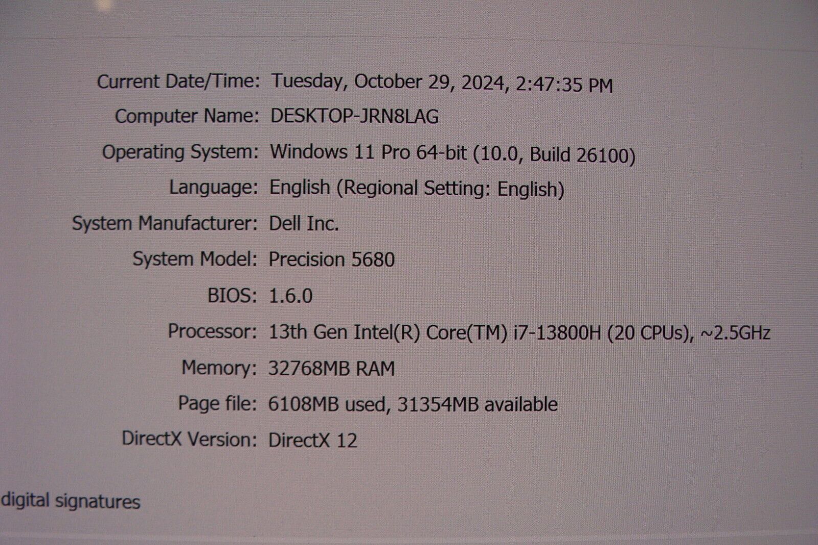 Dell Precision 5680 16