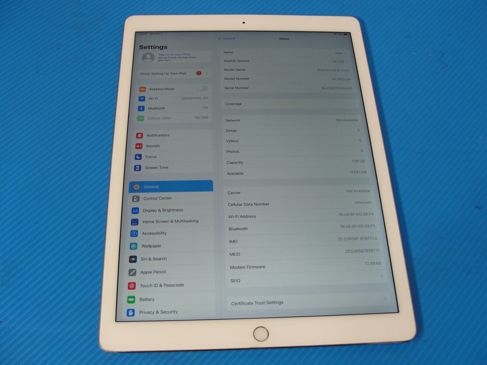 Apple iPad Pro 12.9