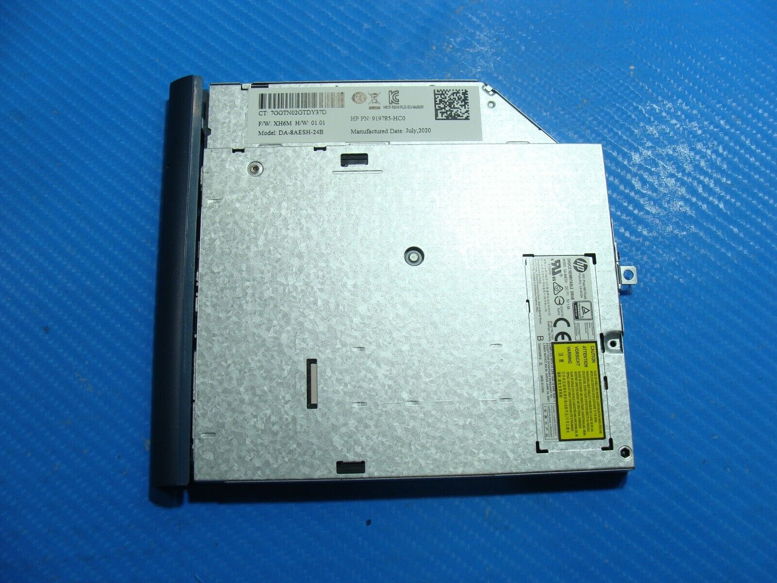 HP 15.6” 15-da3019cy OEM DVD/CD Rewritable Drive DA-8AESH 919785-HC0 L20485-001