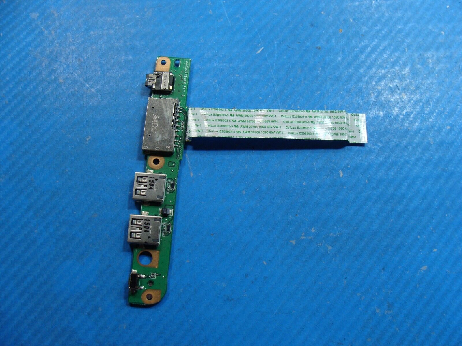 Acer Aspire 14” R3-471T-77HT OEM USB Audio Card Reader Board w/Cable DA0ZQXTB8E0