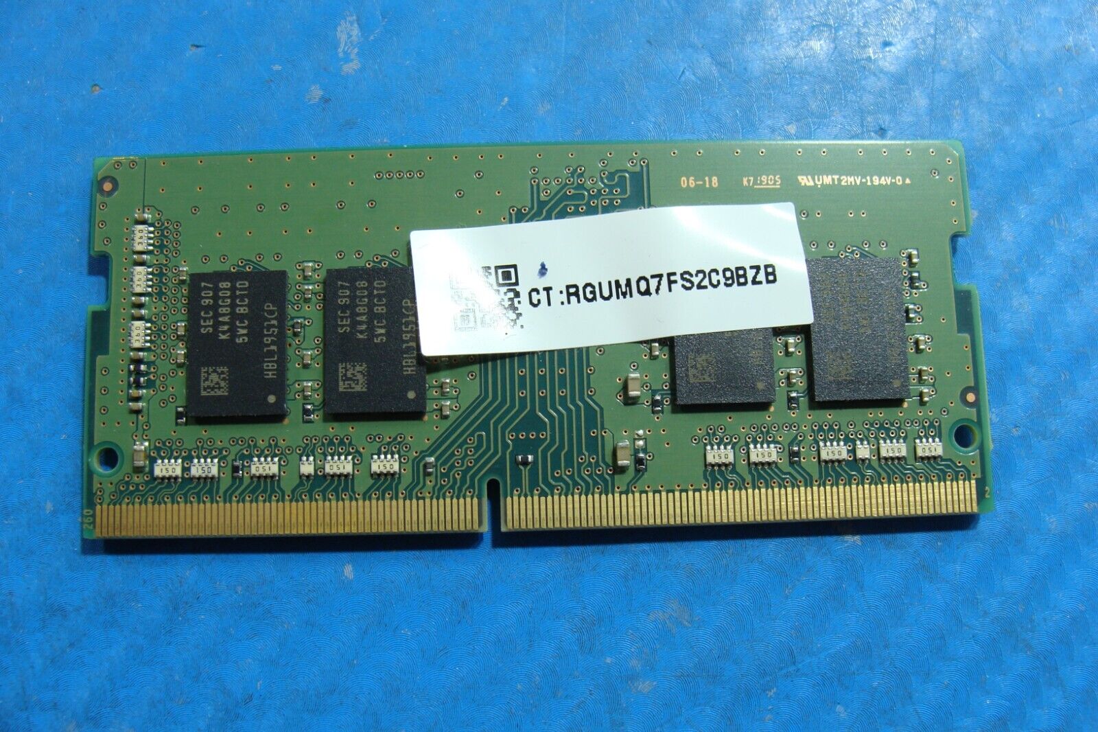 HP 15-df0033dx Samsung 8GB 1Rx8 PC4-2666V Memory RAM SO-DIMM M471A1K43CB1-CTD