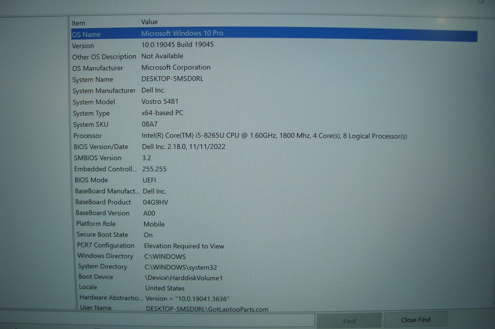 Dell Vostro 5481 14