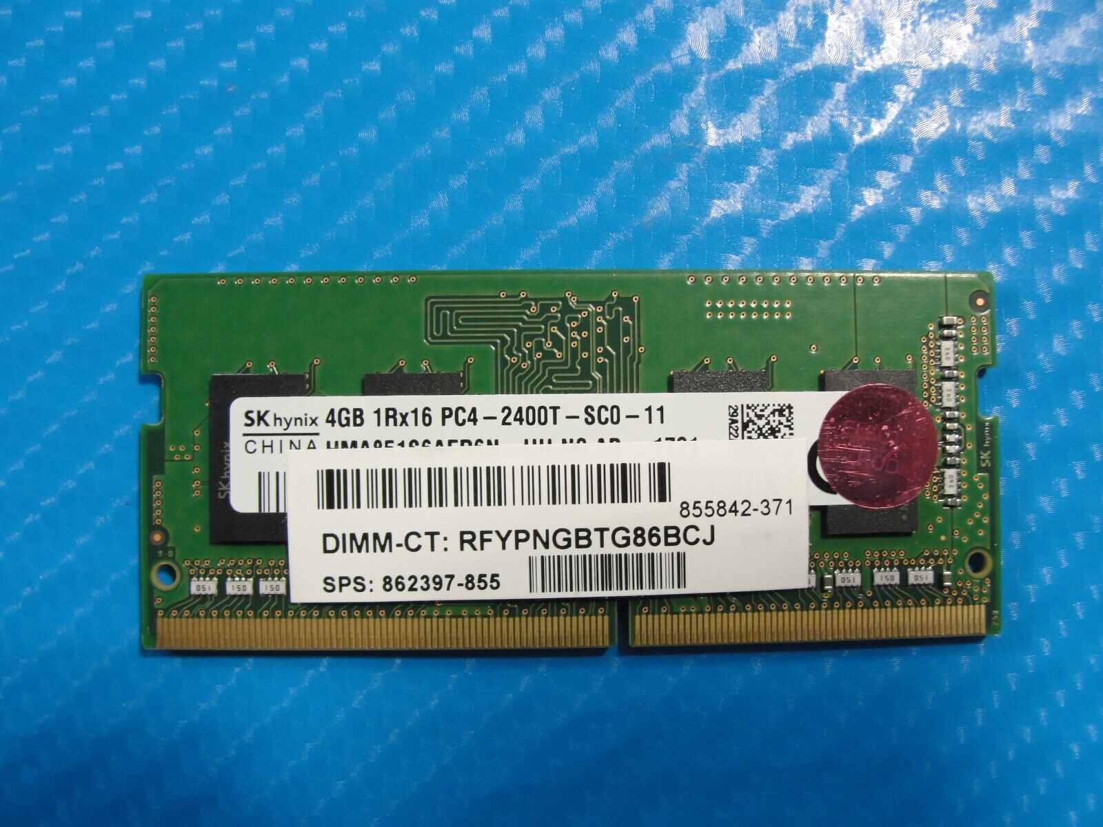 HP 15m-bp012dx SK Hynix 4GB 1Rx16 PC4-2400T Memory RAM SO-DIMM HMA851S6AFR6N-UH