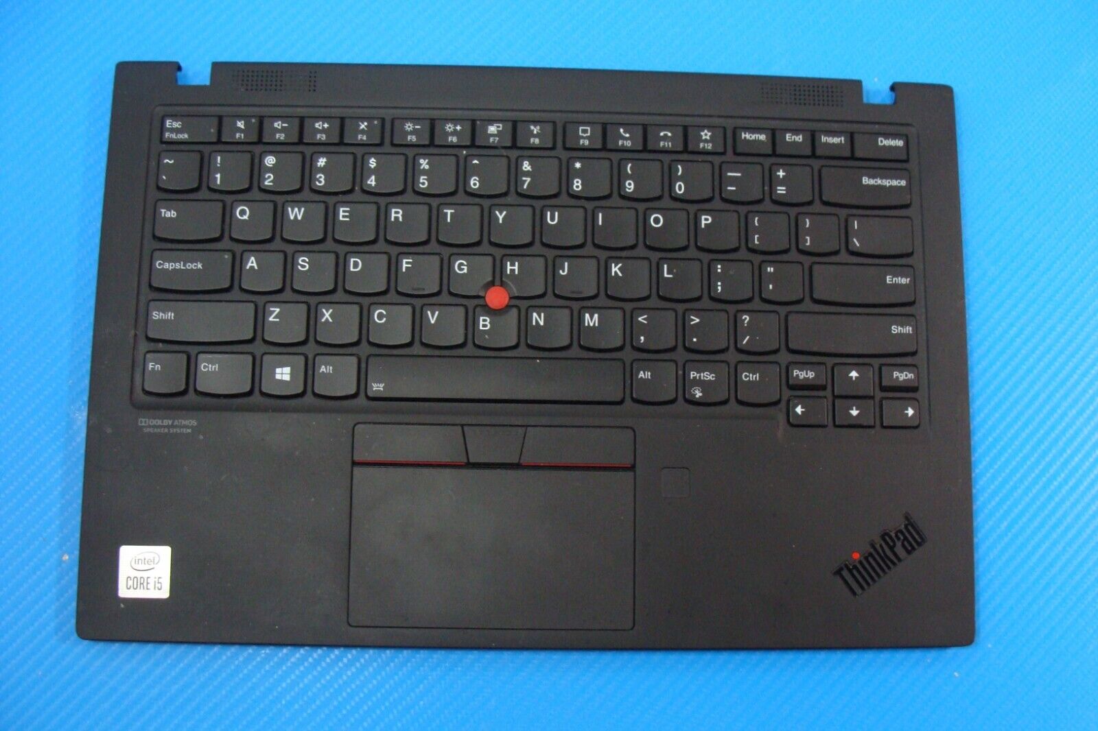 Lenovo ThinkPad X1 Carbon 8th Gen 14 Palmrest w/Touchpad Keyboard BL AM1A1000100