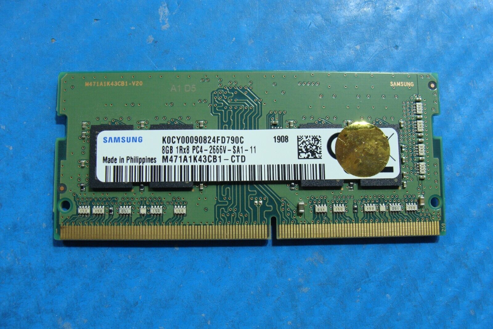 HP 15-df0033dx Samsung 8GB 1Rx8 PC4-2666V Memory RAM SO-DIMM M471A1K43CB1-CTD