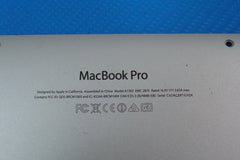 MacBook Pro 13" A1502 Mid 2014 MGX92LL/A Bottom Case Housing Silver 923-00108