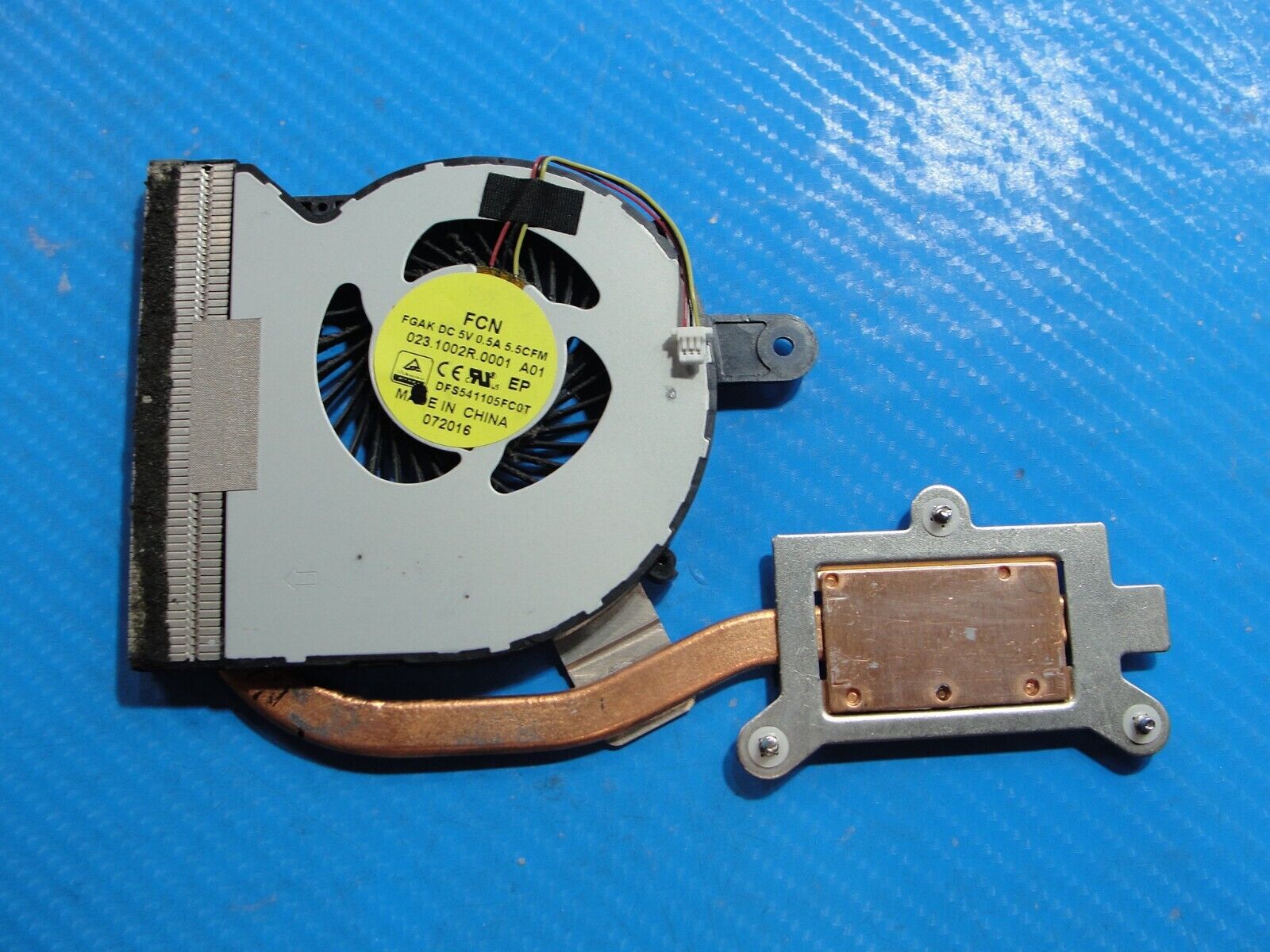 Dell Inspiron 15.6” 15 3558 OEM CPU Cooling Fan w/Heatsink R9JV6 023.1002R.0001