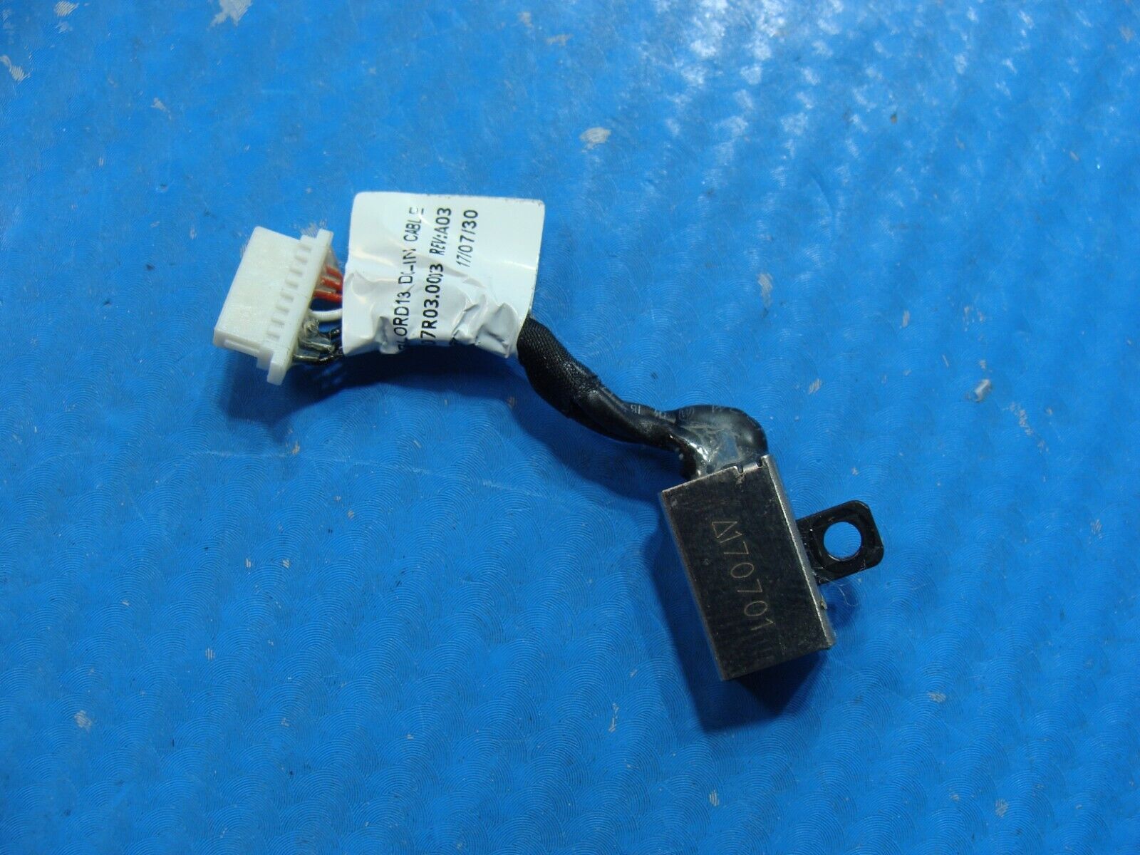 Dell Latitude 13.3” 13 3379 OEM DC IN Power Jack w/Cable PF8JG 450.07R03.0003