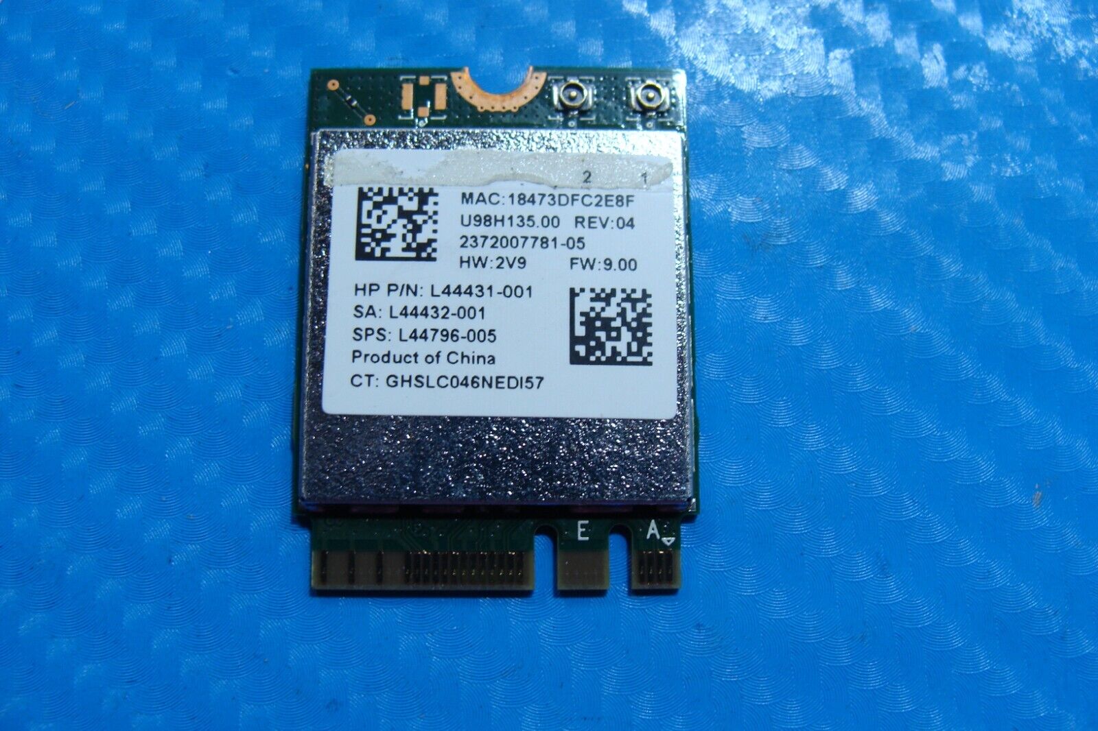 HP Pavilion Gaming 16.1” 16-a0032dx OEM Wireless WiFi Card RTL8822CE L44431-001