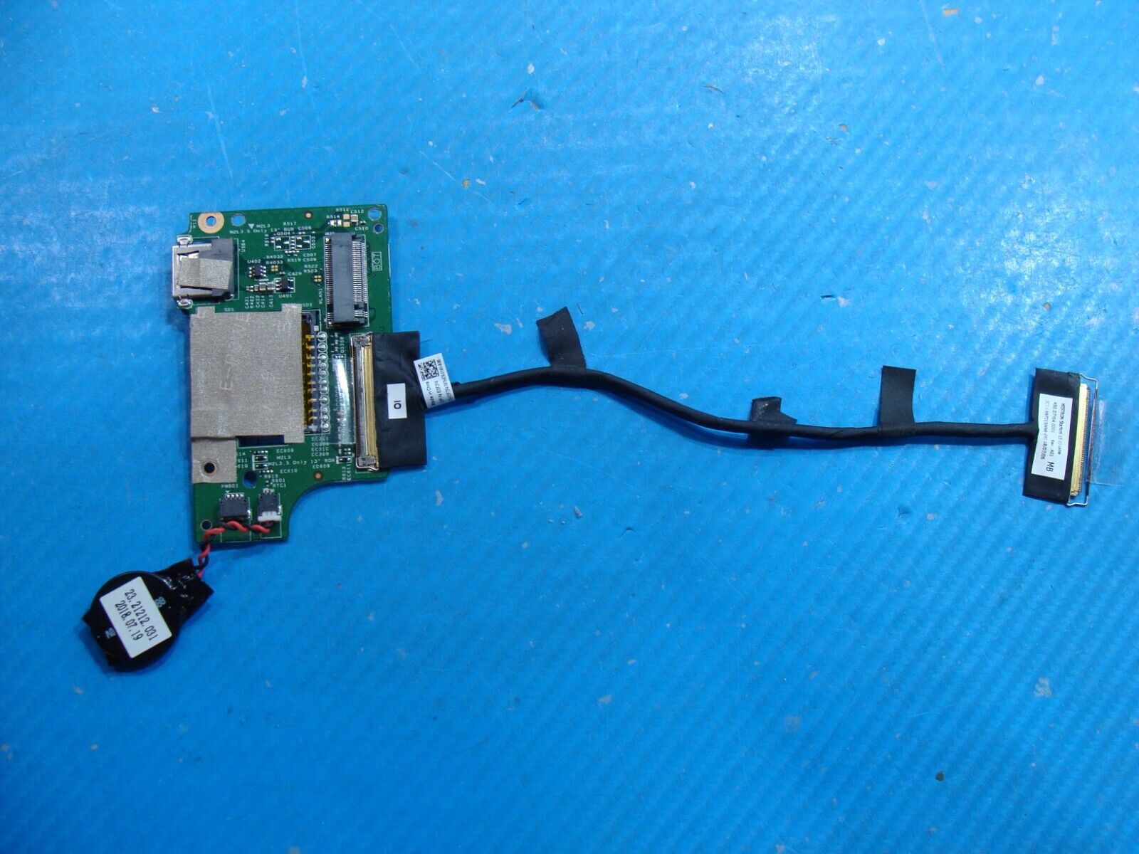 Dell Inspiron 15.6 5579 2in1 I/O USB Card Reader Board w/Cable 3GX53 3WVWP 3F2F4