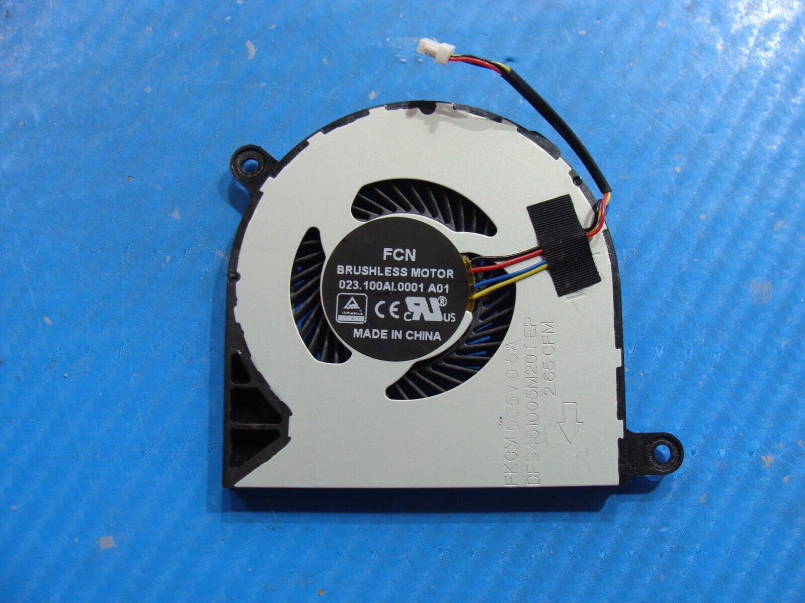 Dell Inspiron 15.6” 15 5579 2in1 OEM Laptop CPU Cooling Fan 1RX2P 023.100AI.0001