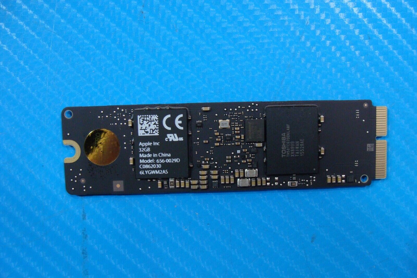 iMac A1418 Apple 32GB NVMe M.2 PCIe SSD Solid State Drive 656-0029D 661-03525