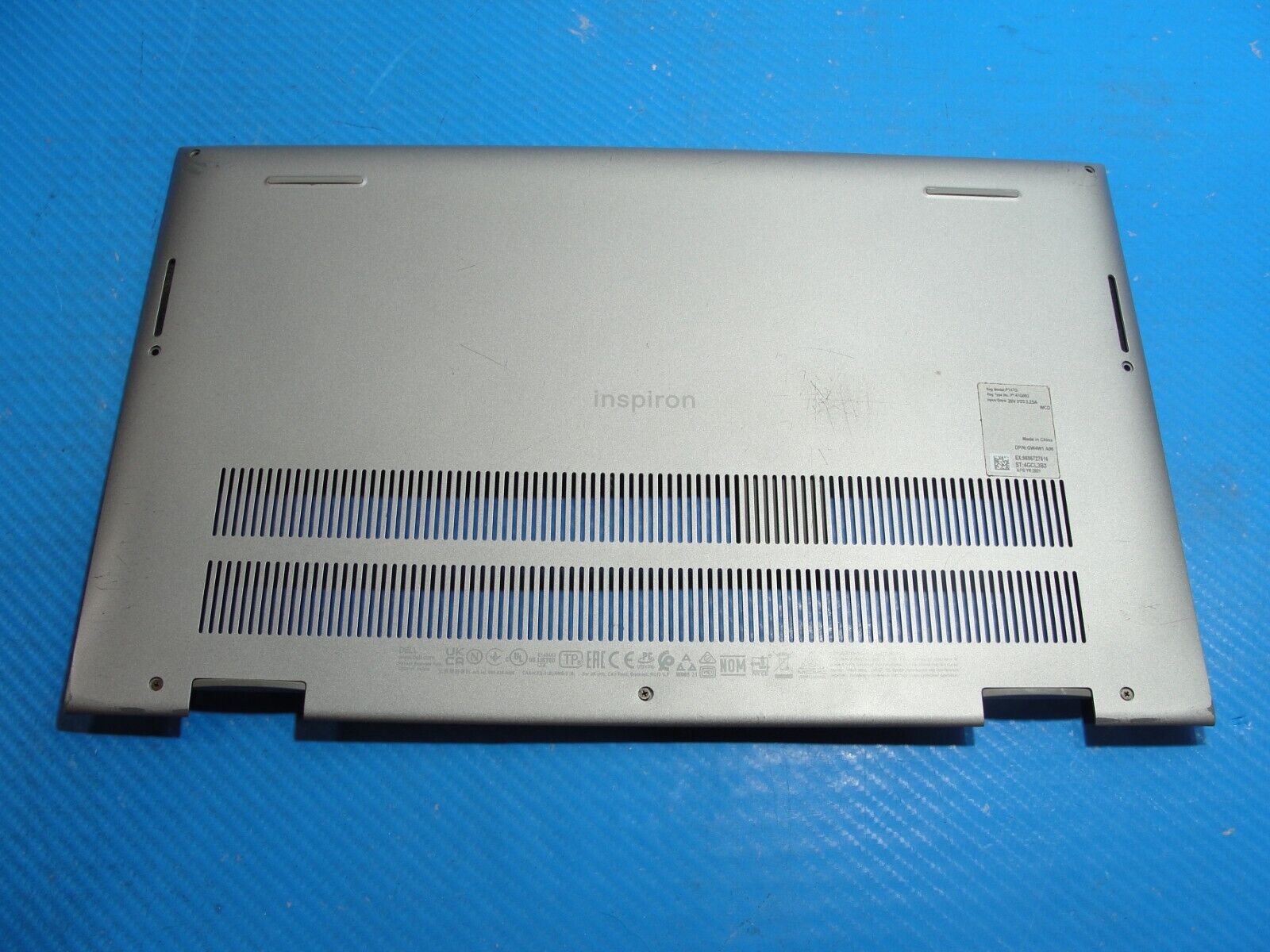 Dell Inspiron 14” 14 5410 2-in-1 Genuine Laptop Bottom Case 460.0N805.0013 Gray